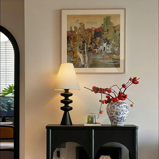 Ripple Sculptural Wood Table Light