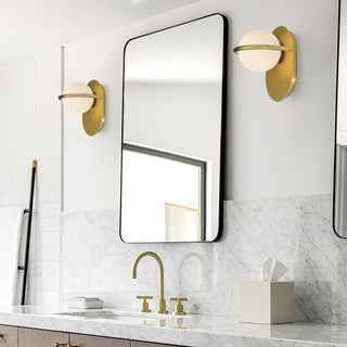 Rise Modern Brass Wall Lamp