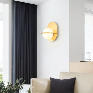 Rise Modern Brass Wall Lamp