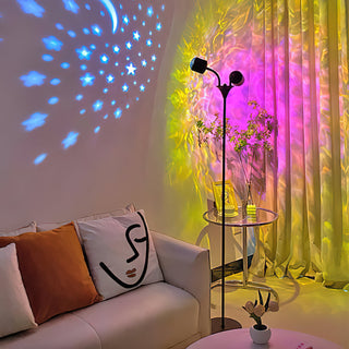 Roman Minimalist 2-Light Floor Lamp
