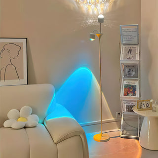 Roman Minimalist 2-Light Floor Lamp