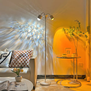 Roman Minimalist 2-Light Floor Lamp