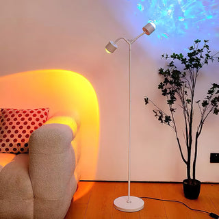 Roman Minimalist 2-Light Floor Lamp
