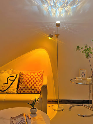 Roman Minimalist 2-Light Floor Lamp