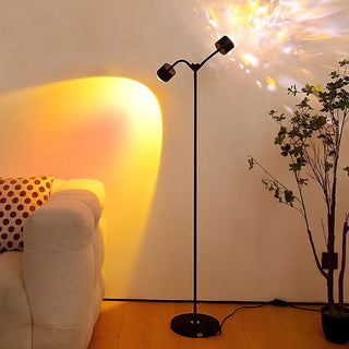 Roman Minimalist 2-Light Floor Lamp