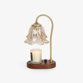 Romantic Floral Glass Table Light