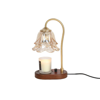 Romantic Floral Glass Table Light