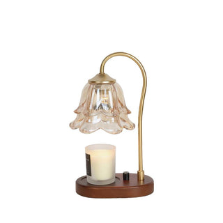 Romantic Floral Glass Table Light
