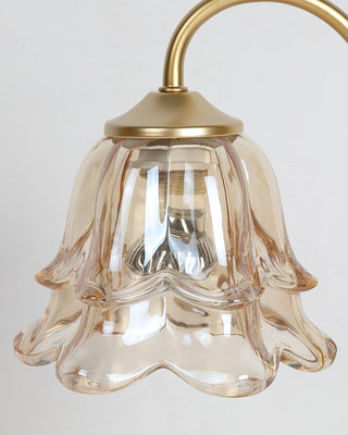 Romantic Floral Glass Table Light