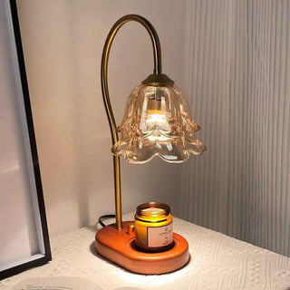 Romantic Floral Glass Table Light