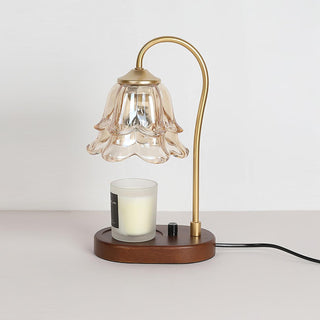 Romantic Floral Glass Table Light