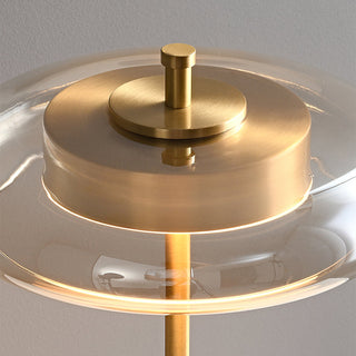 Ronaldo Dark Wood Metal Arc Floor Lamp