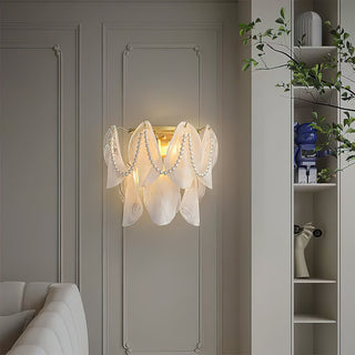 Liora Pearl Glass Petal Wall Lamp