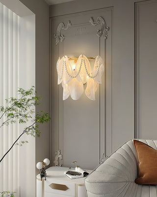 Liora Pearl Glass Petal Wall Lamp