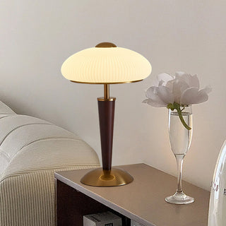 Jasper Mid-Century Wood Table Lamp