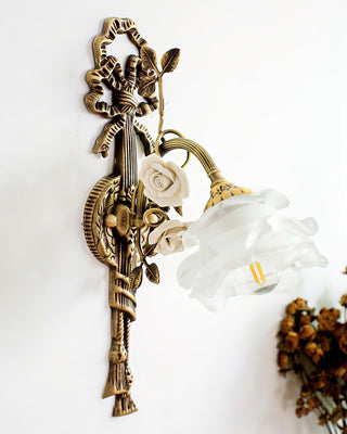 Rosalie Floral Vintage Ceramics Wall Sconce