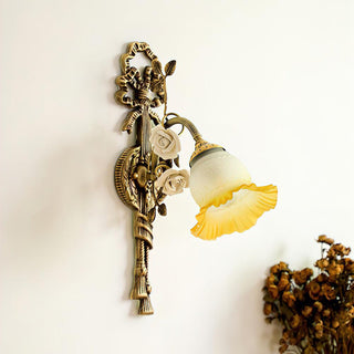 Rosalie Floral Vintage Ceramics Wall Sconce
