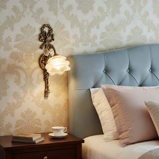 Rosalie Floral Vintage Ceramics Wall Sconce
