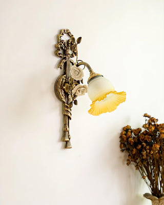 Rosalie Floral Vintage Ceramics Wall Sconce