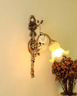 Rosalie Floral Vintage Ceramics Wall Sconce