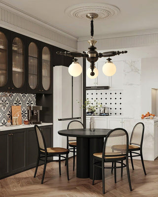 Rotating Stick Aesthetic Wood Chandelier