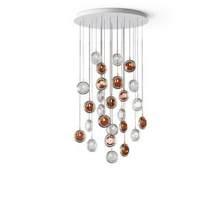 Round Modern Glass Pendant Light
