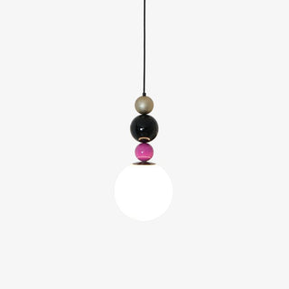 Round Contemporary Glass Balls Stacking Pendant Light