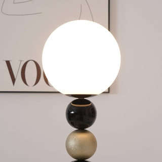 Round Art Deco Glass Balls Stacking Table Light