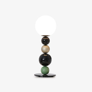Round Art Deco Glass Balls Stacking Table Light