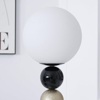 Round Art Deco Glass Balls Stacking Table Light
