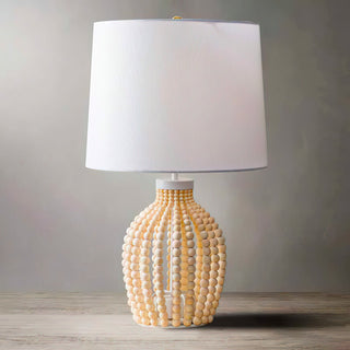 Rowan Modern Curved Beaded Table Lamp