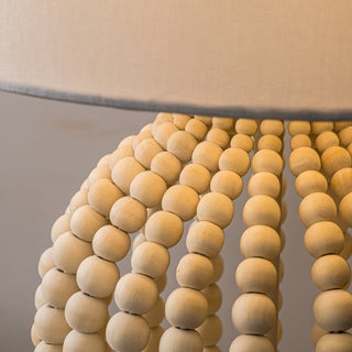 Rowan Modern Curved Beaded Table Lamp