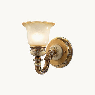 Elena Vintage Scroll Wall Sconce