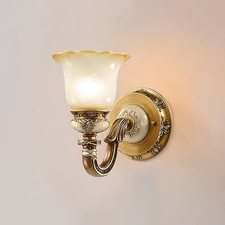 Elena Vintage Scroll Wall Sconce