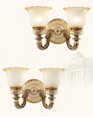 Elena Vintage Scroll Wall Sconce