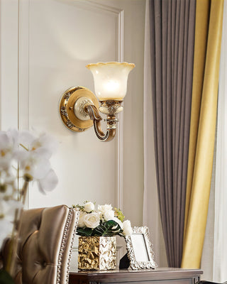 Elena Vintage Scroll Wall Sconce