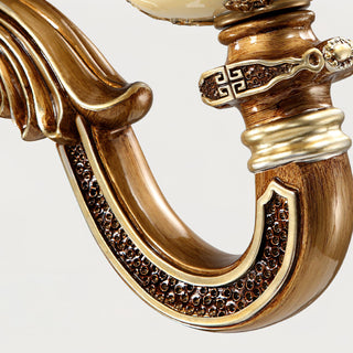 Elena Vintage Scroll Wall Sconce