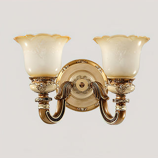 Elena Vintage Scroll Wall Sconce