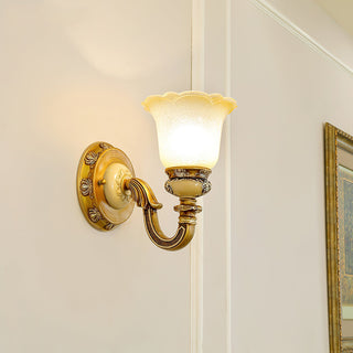 Elena Vintage Scroll Wall Sconce