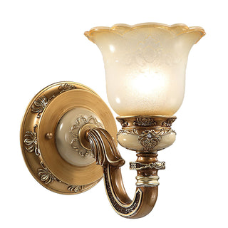 Elena Vintage Scroll Wall Sconce
