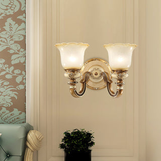 Elena Vintage Scroll Wall Sconce