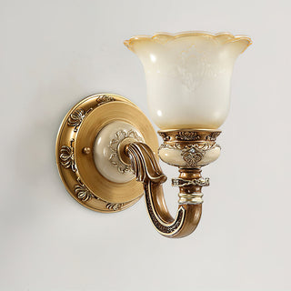 Elena Vintage Scroll Wall Sconce
