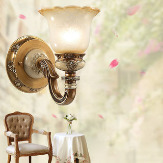 Elena Vintage Scroll Wall Sconce