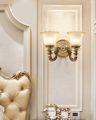 Elena Vintage Scroll Wall Sconce