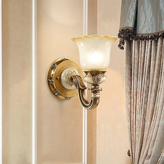 Elena Vintage Scroll Wall Sconce