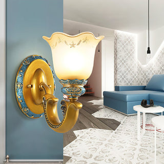 Ophelia Baroque Scroll Wall Sconce