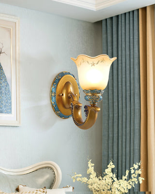 Ophelia Baroque Scroll Wall Sconce