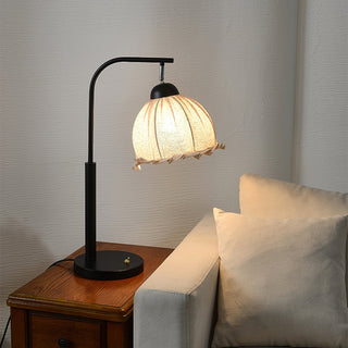 Eldin Vintage Metal Fabric Table Lamp