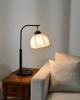 Eldin Vintage Metal Fabric Table Lamp