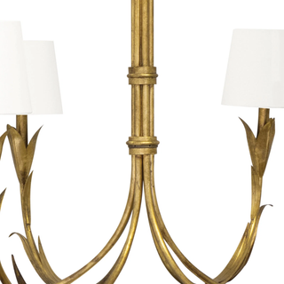 Ruhlmann Modern Brass Chandelier